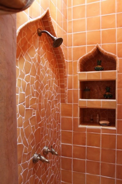 Morrocan Arches within the Shower Enclosure